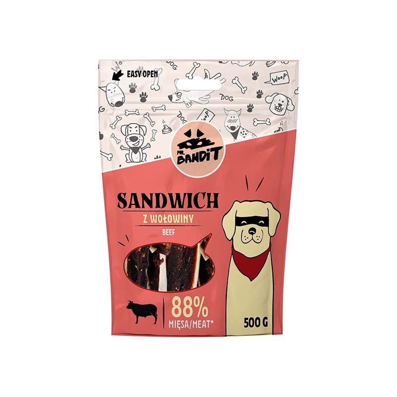 MR. BANDIT SANDWICH - z wołowiną 500g MR. BANDIT SANDWICH - z wołowiną 500g