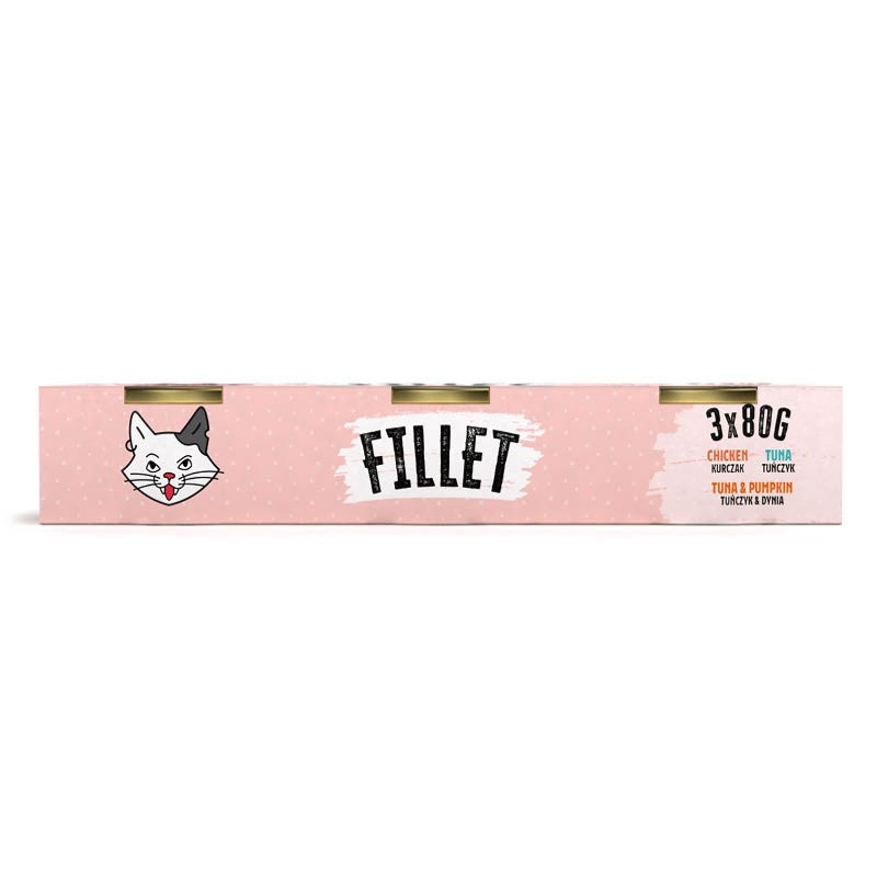 Mr. Bandit Fillet Mix chicken, tuna, tuna with pumpkin Mr. Bandit Fillet Mix chicken, tuna, tuna with pumpkin