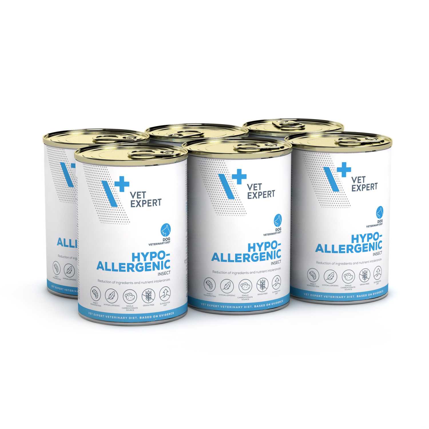 VET EXPERT HYPOALLERGENIC INSECT 6x400g - mokra karma weterynaryjna dla psów VET EXPERT HYPOALLERGENIC INSECT 6x400g - mokra karma weterynaryjna dla psów