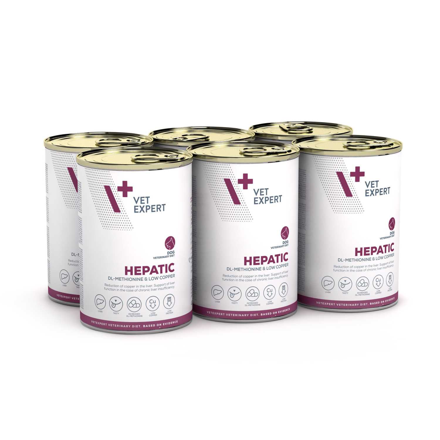 VET EXPERT HEPATIC DOG 6x400g - mokra karma weterynaryjna dla psów VET EXPERT HEPATIC DOG 6x400g - mokra karma weterynaryjna dla psów