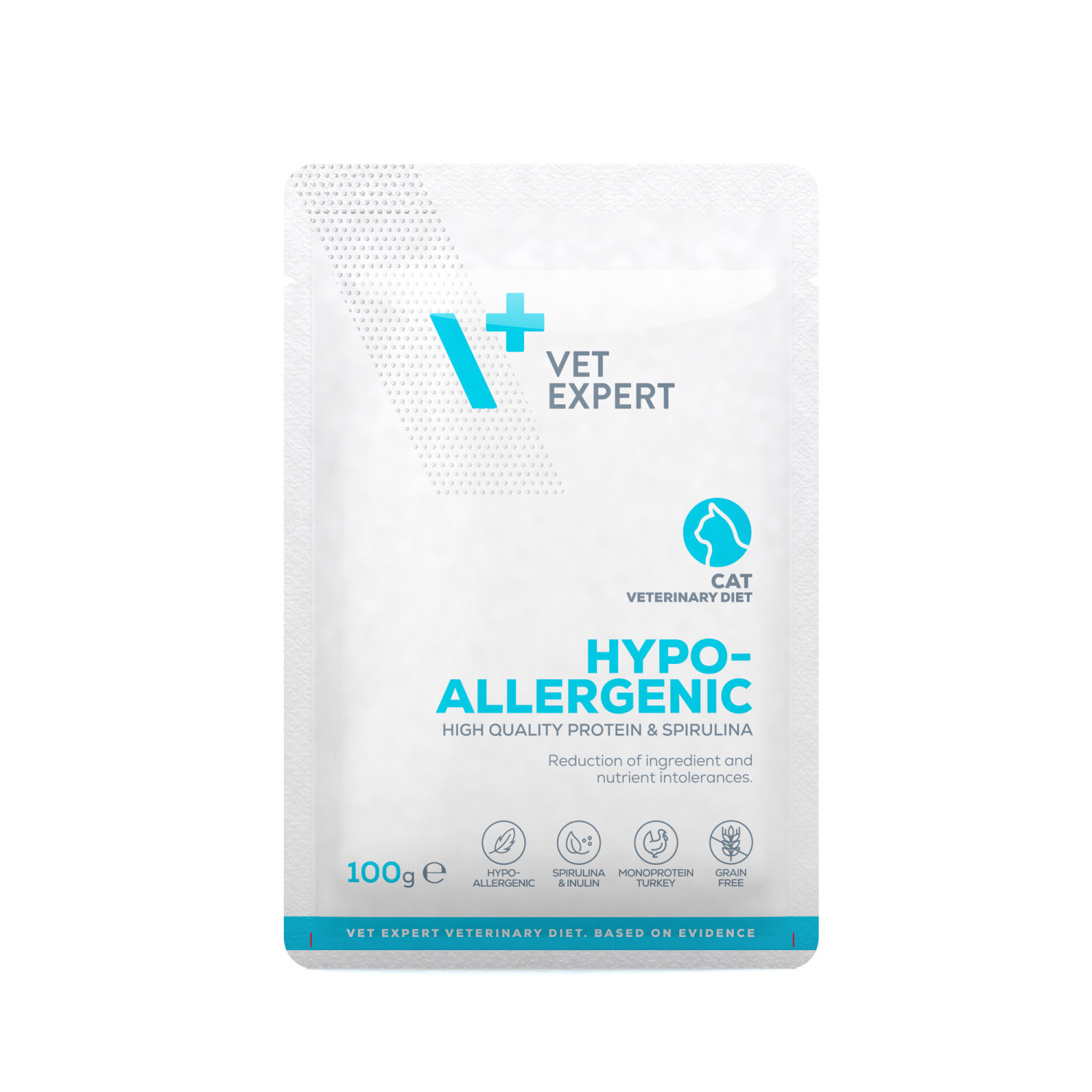 VET EXPERT HYPOALLERGENIC CAT saszetka 100g - mokra karma weterynaryjna dla kotów VET EXPERT HYPOALLERGENIC CAT saszetka 100g - mokra karma weterynaryjna dla kotów