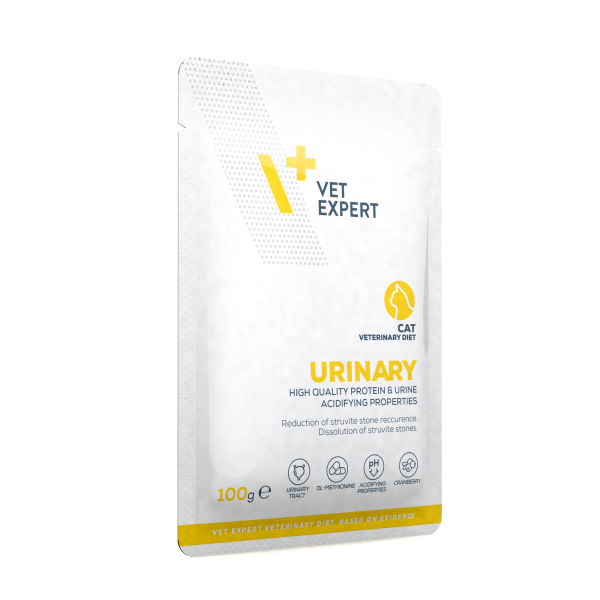 VET EXPERT URINARY CAT saszetka 100g - mokra karma weterynaryjna dla kotów