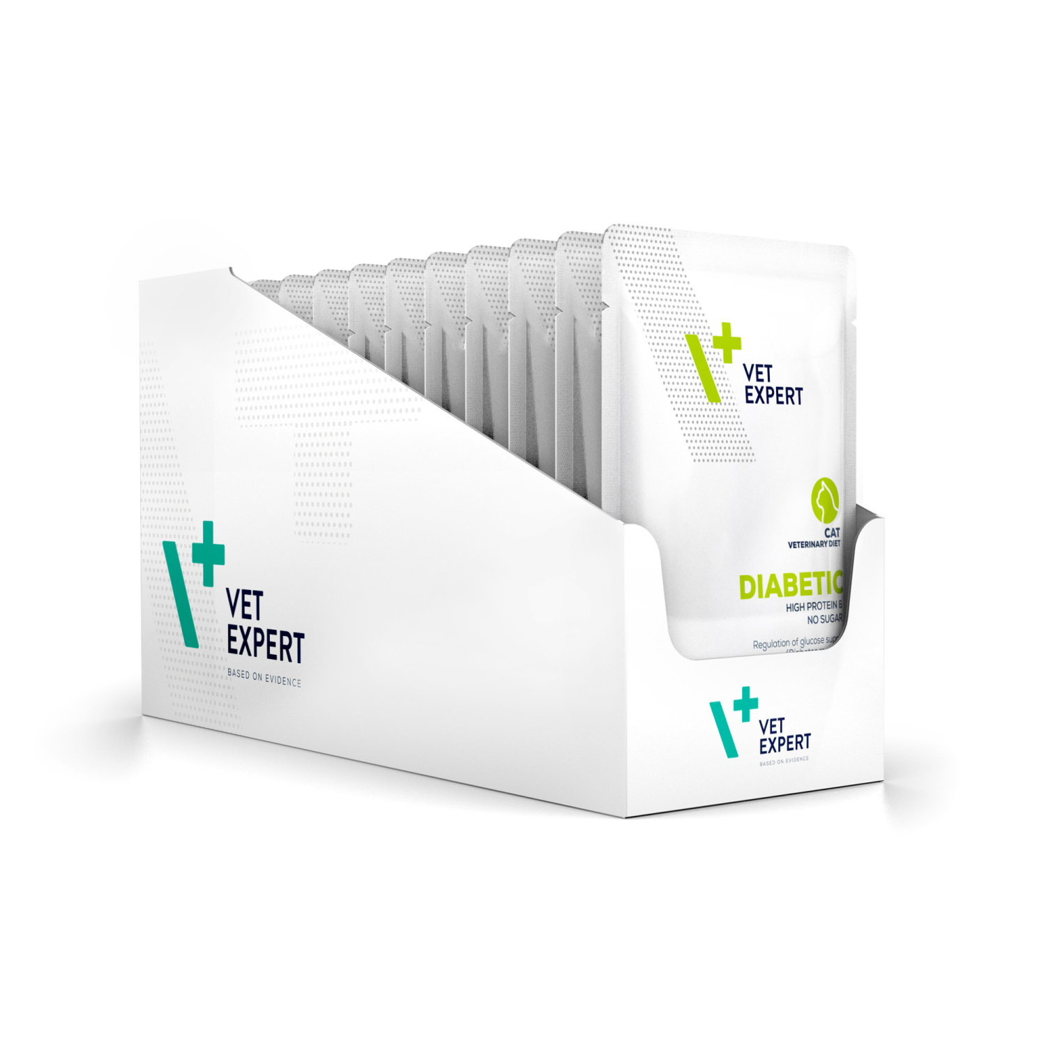VET EXPERT DIABETIC CAT 12x100g - mokra karma weterynaryjna dla kotów z cukrzycą VET EXPERT DIABETIC CAT 12x100g - mokra karma weterynaryjna dla kotów z cukrzycą