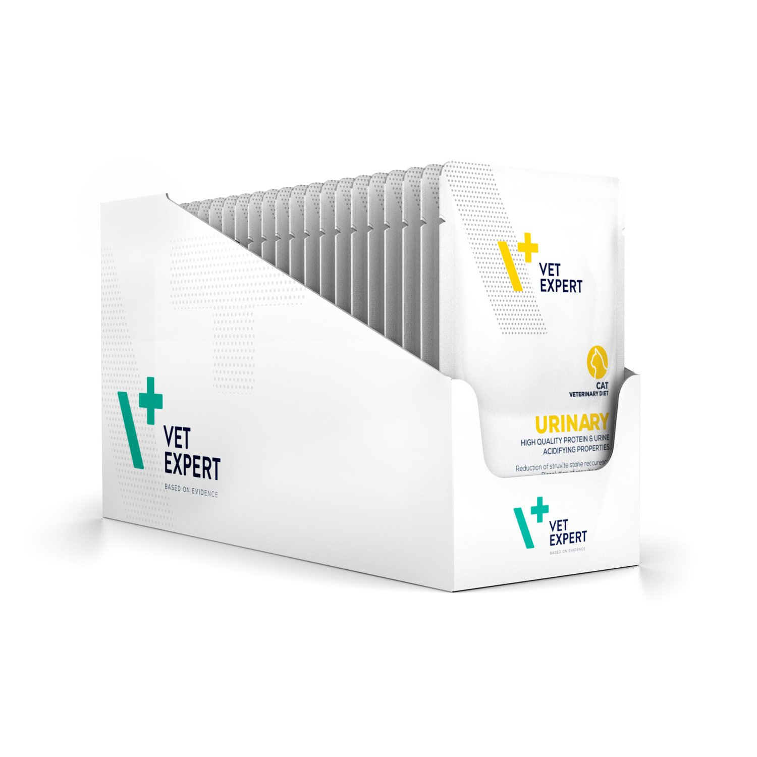 VET EXPERT URINARY CAT saszetka 12x100g - mokra karma weterynaryjna dla kotów VET EXPERT URINARY CAT saszetka 12x100g - mokra karma weterynaryjna dla kotów