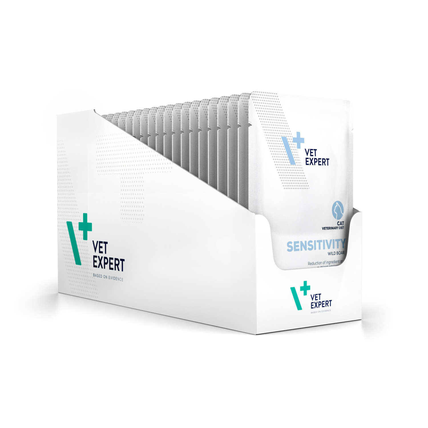 VET EXPERT SENSITIVITY CAT 12x100g - mokra karma weterynaryjna dla kotów VET EXPERT SENSITIVITY CAT 12x100g - mokra karma weterynaryjna dla kotów