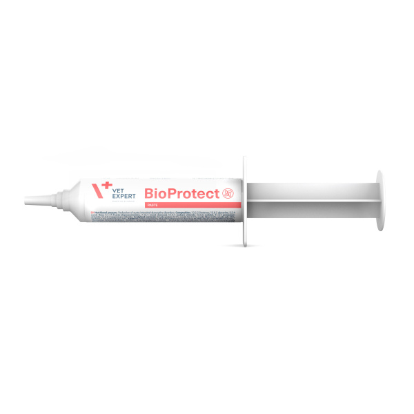 VET EXPERT BIOPROTECT PASTE - preparat wspomagający mikroflorę przewodu pokarmowego dla psów i kotów 15 ml