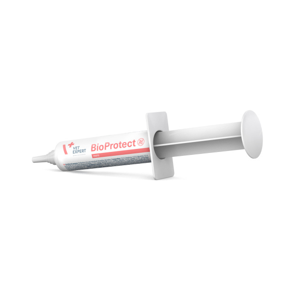 VET EXPERT BIOPROTECT PASTE - preparat wspomagający mikroflorę przewodu pokarmowego dla psów i kotów 15 ml