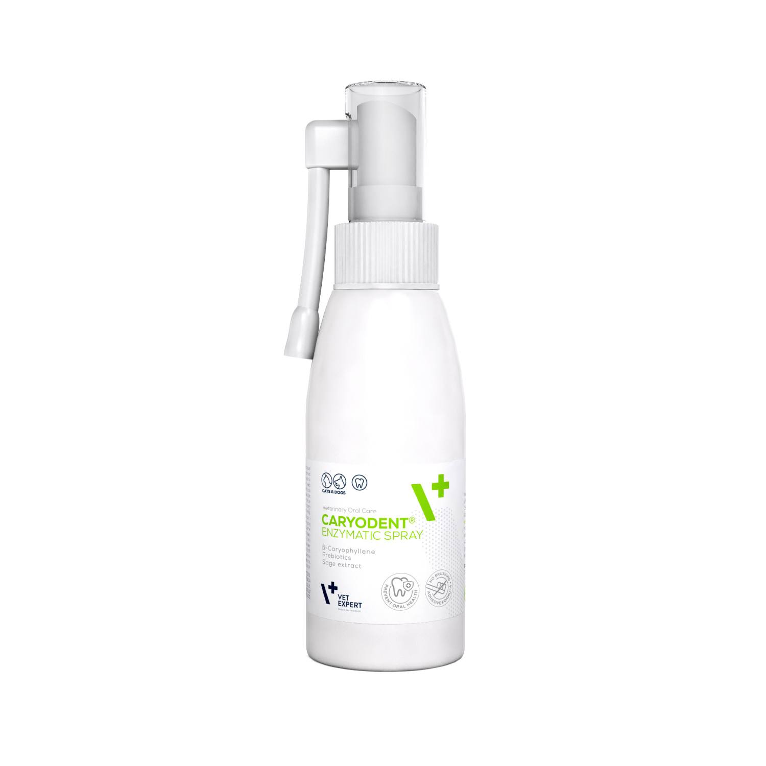 VET EXPERT CARYODENT® ENZYMATIC SPRAY - spray do higieny jamy ustnej dla psa i kota 75 g VET EXPERT CARYODENT® ENZYMATIC SPRAY - spray do higieny jamy ustnej dla psa i kota 75 g