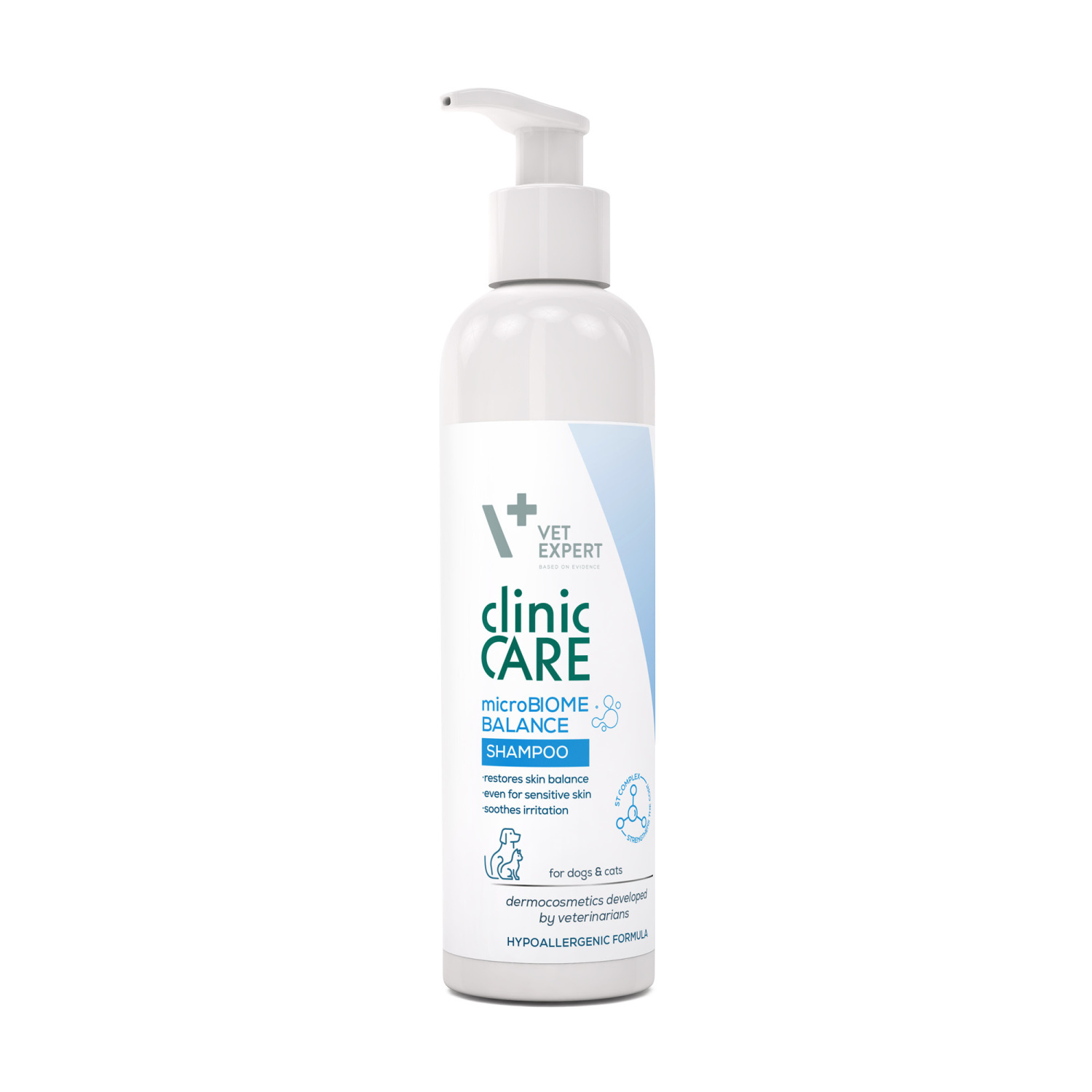 VET EXPERT Clinic Care microBiome Balance Shampoo - szampon dermokosmetyczny dla psów i kotów 250 ml VET EXPERT Clinic Care microBiome Balance Shampoo - szampon dermokosmetyczny dla psów i kotów 250 ml