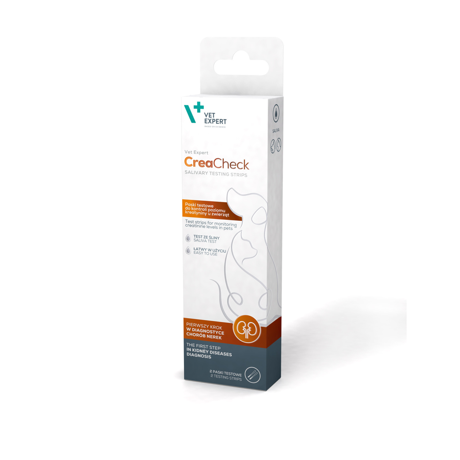 VET EXPERT CreaCheck - test do kontroli kreatyniny u psa i kota VET EXPERT CreaCheck - test do kontroli kreatyniny u psa i kota