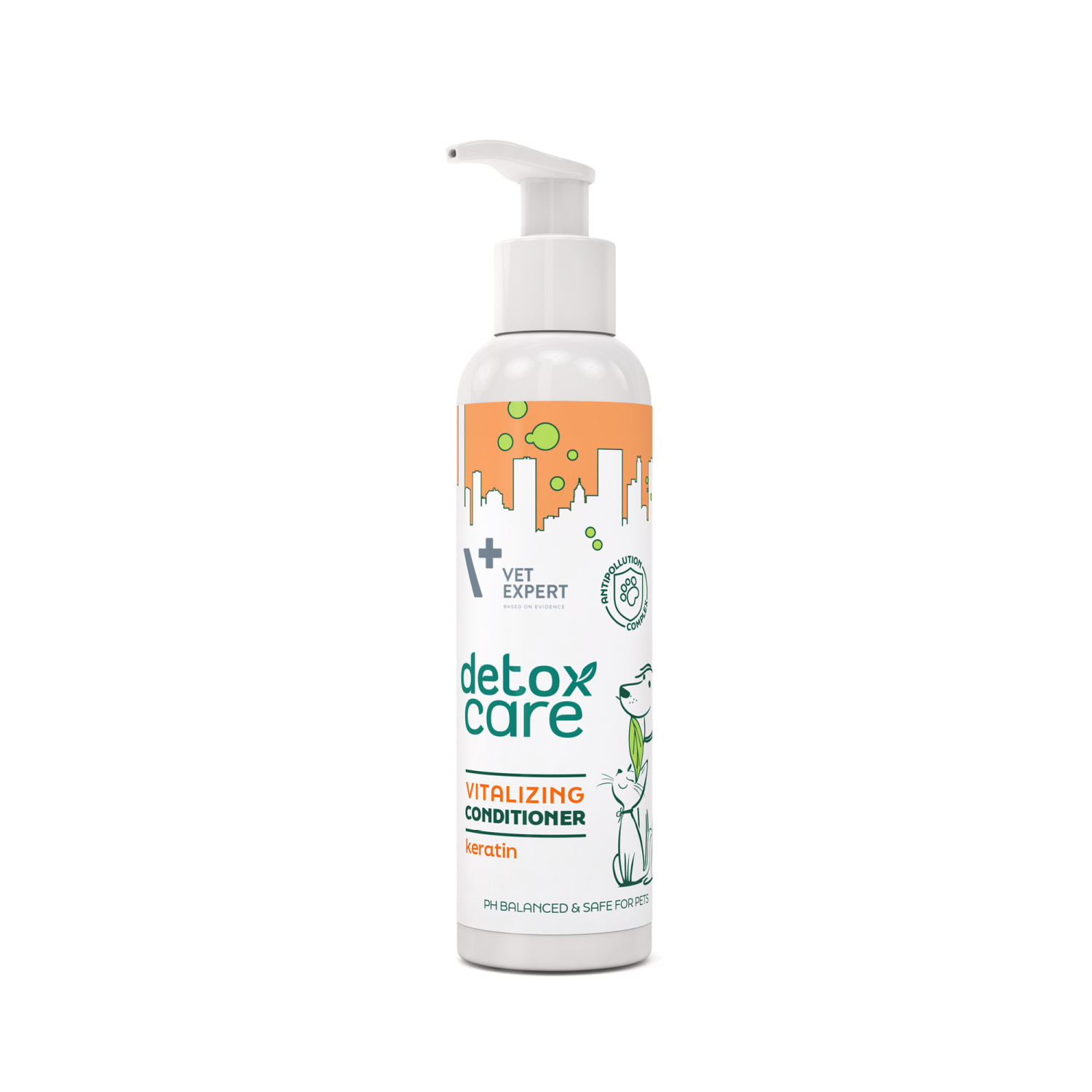 VET EXPERT Detox Care Vitalizing Conditioner - odżywka dla psa i kota, ułatwiająca rozczesywanie 150 ml VET EXPERT Detox Care Vitalizing Conditioner - odżywka dla psa i kota, ułatwiająca rozczesywanie 150 ml