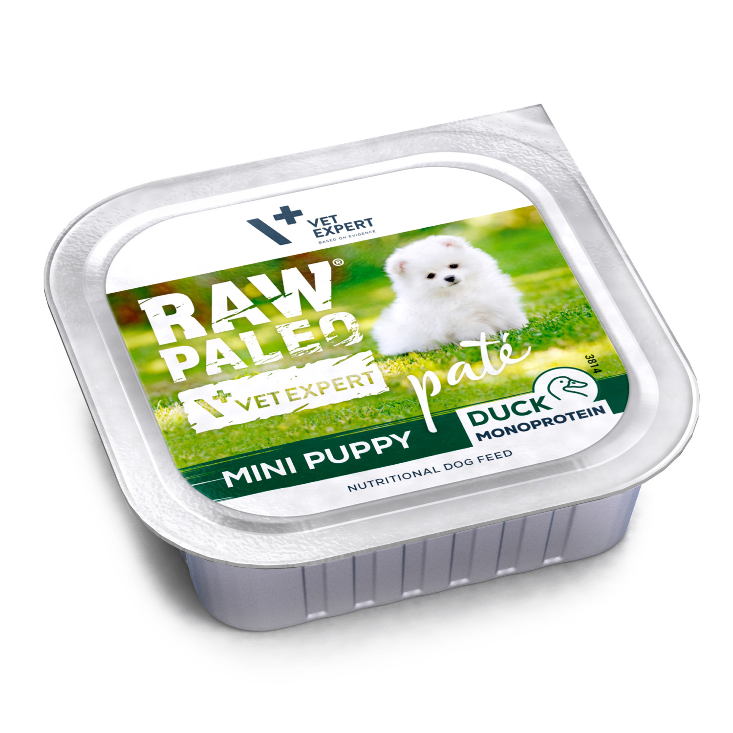 RAW PALEO DUCK PATE MINI PUPPY - mokra karma dla szczeniąt - kaczka 150g RAW PALEO DUCK PATE MINI PUPPY - mokra karma dla szczeniąt - kaczka 150g