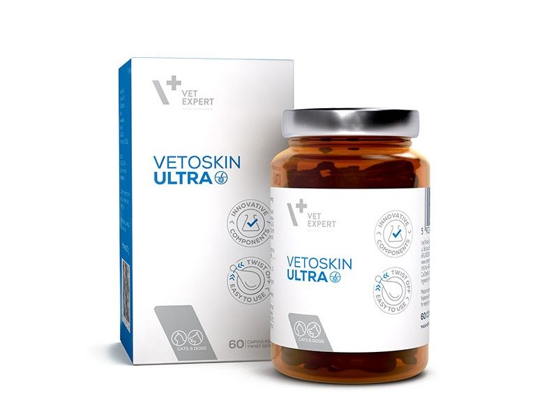VET EXPERT VETOSKIN ULTRA - preparat na skórę i sierść dla psów i kotów